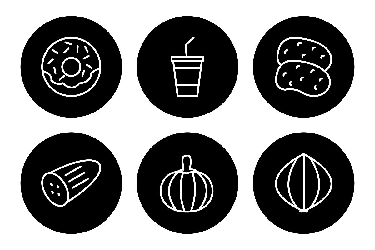 Set Of Food Icons example image 1