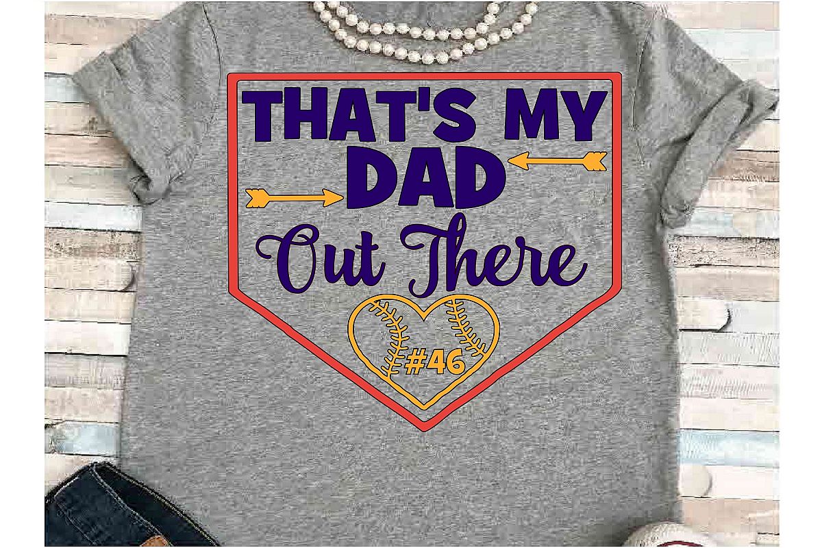 Softball SVG DXF JPEG Silhouette Cameo Cricut dad filed svg example image 1