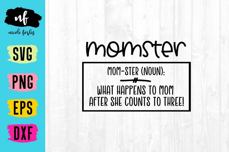 Momster SVG Cut File example image 1