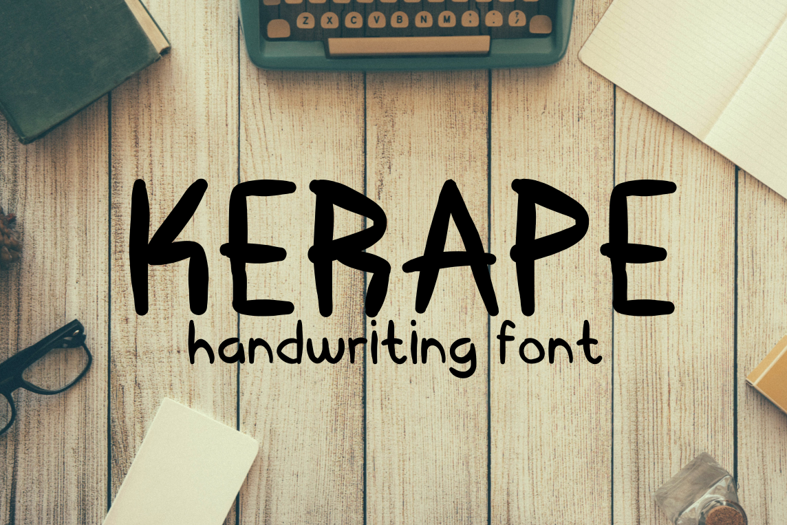 Kerape Handwritting Font example image 1