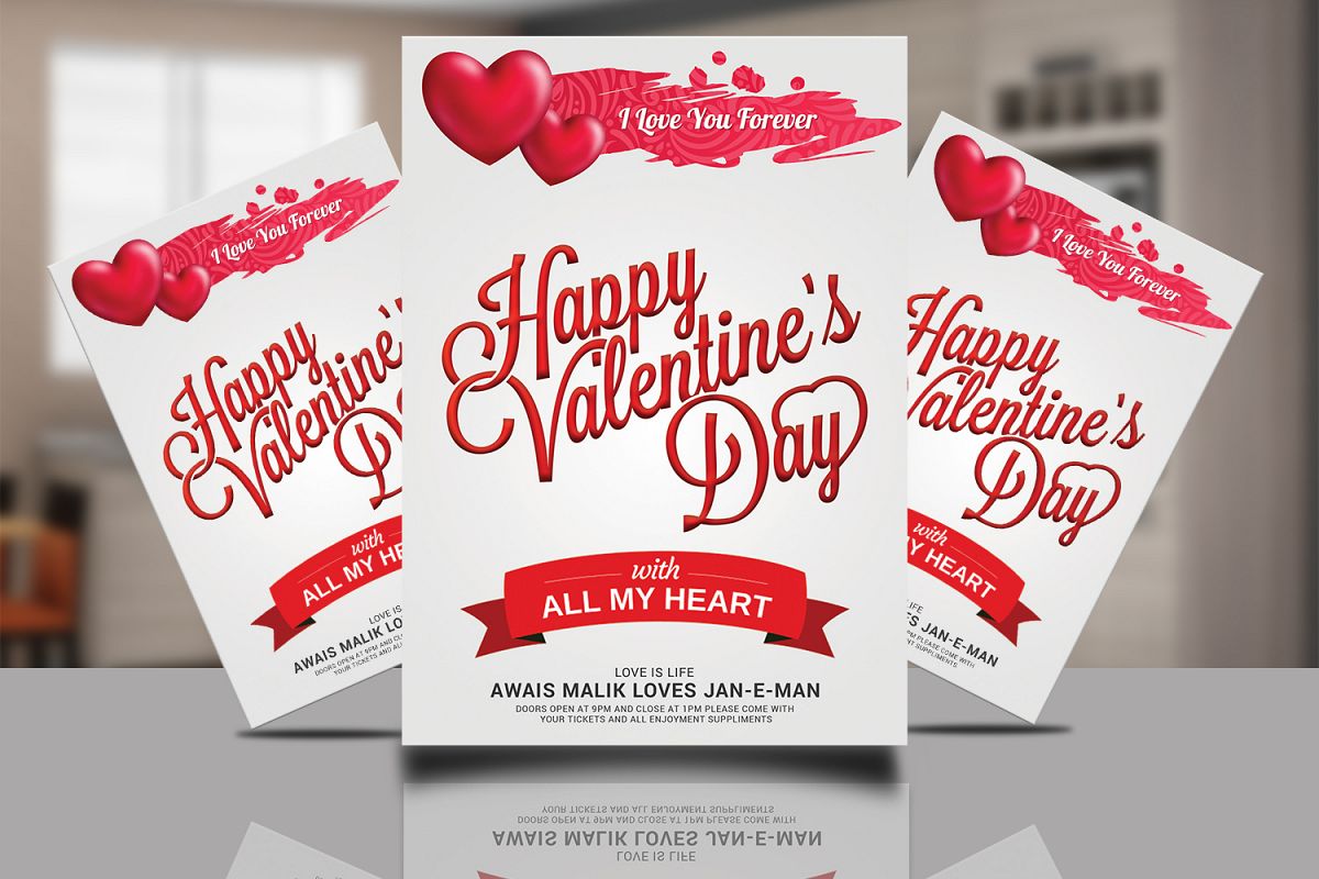 Valentines Day Flyer example image 1