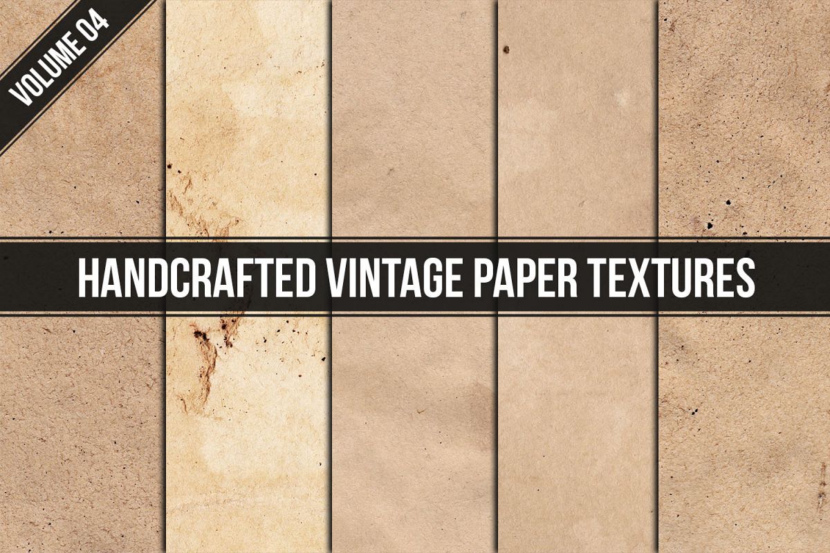 Handcrafted Vintage Paper Textures Vol. 04 example image 1