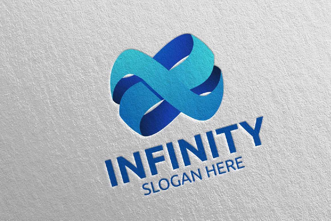 Infinity loop logo Design 22 example image 1