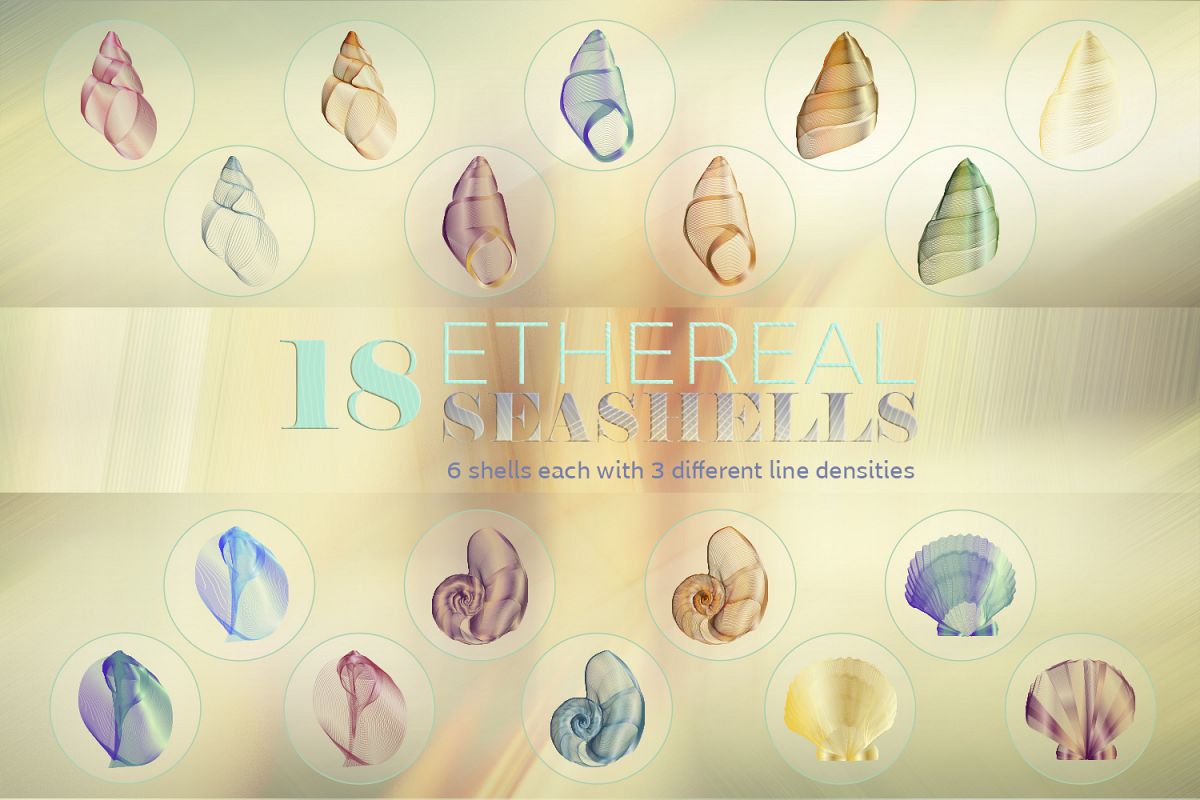 Ethereal Seashells example image 1