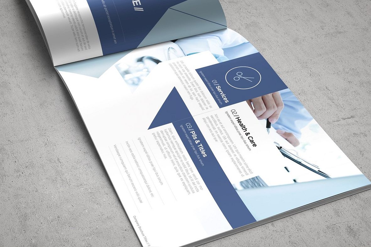 Health & Care Brochure Template example image 1