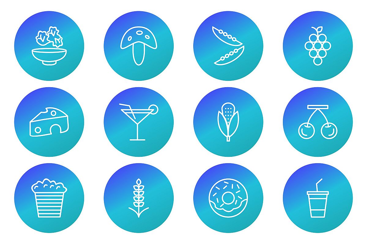 Set Of Food Icons example image 1