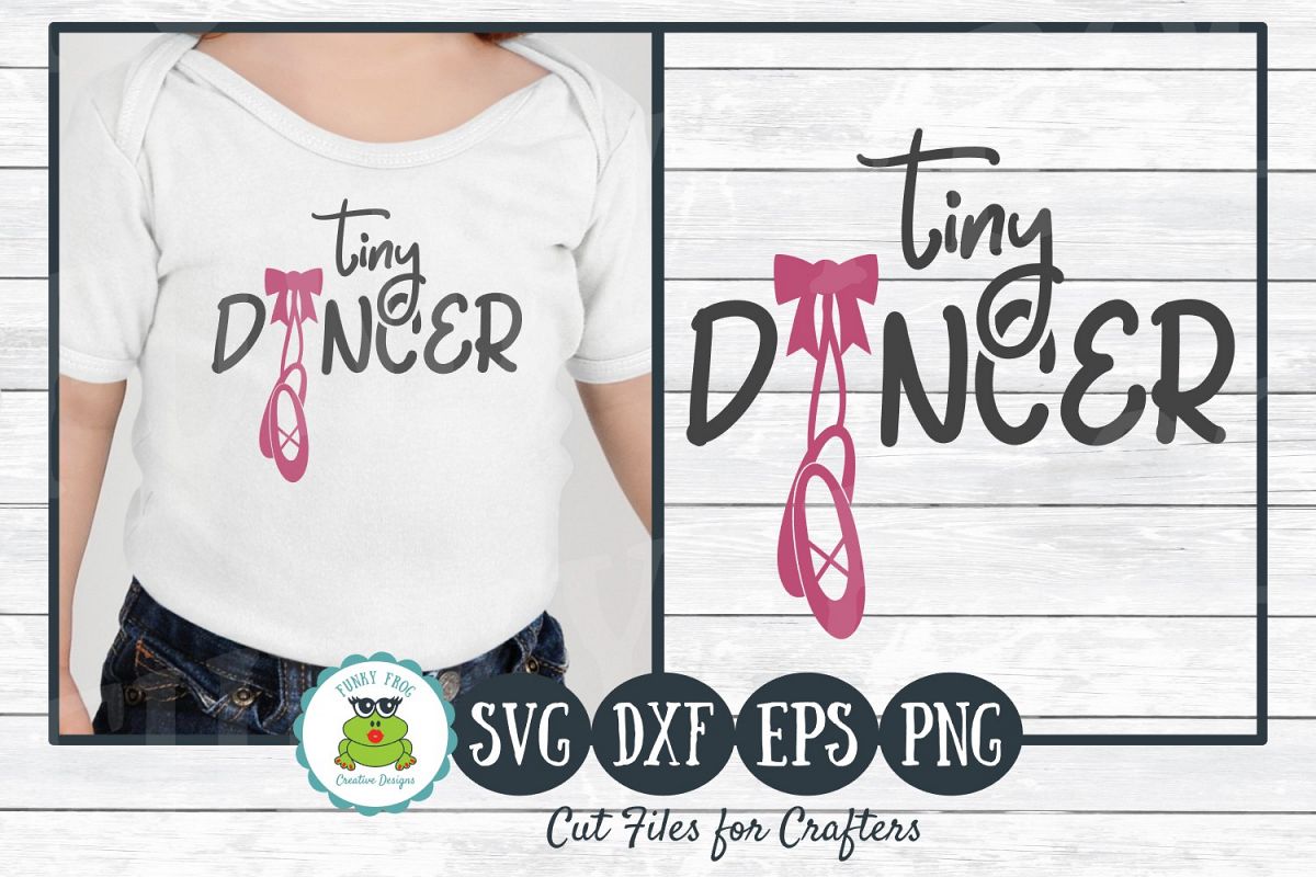 Tiny Dancer, Ballet SVG Cut File for Crafters example image 1