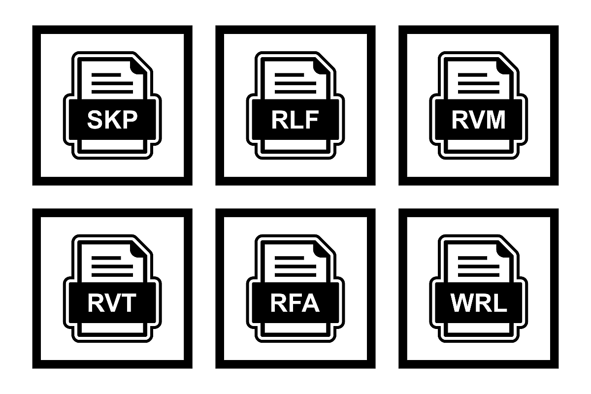 Set Of File Formats Icons example image 1