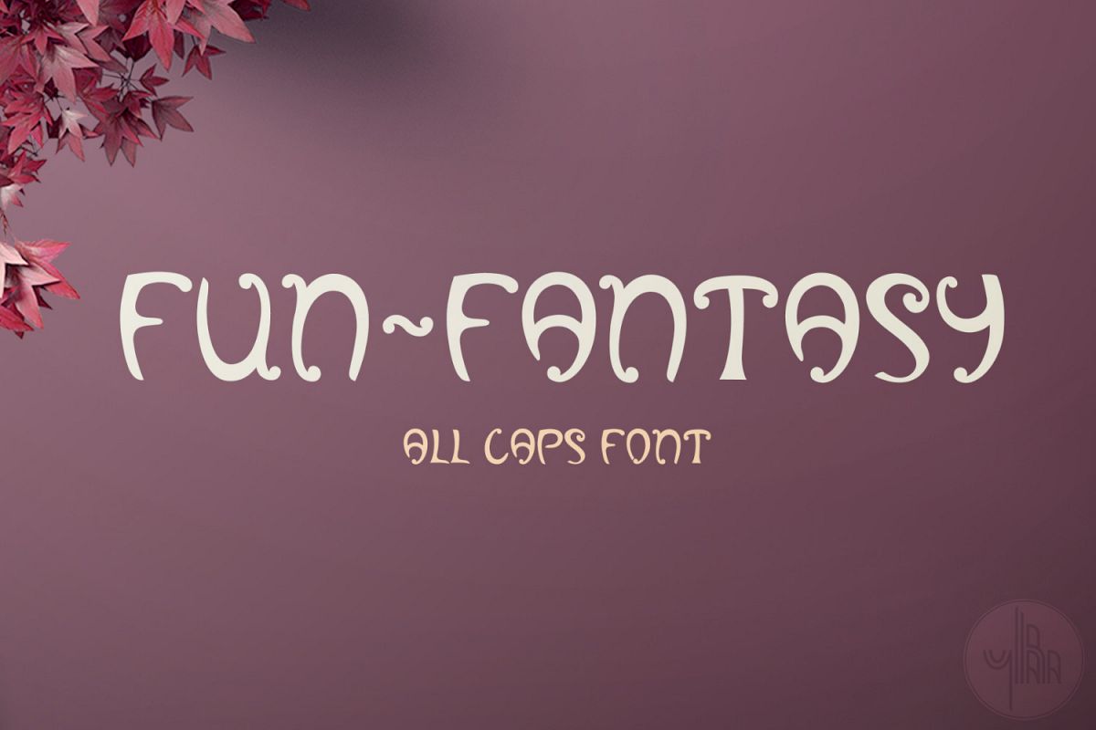Fun-Fantasy font, Alphabet letters in SVG example image 1