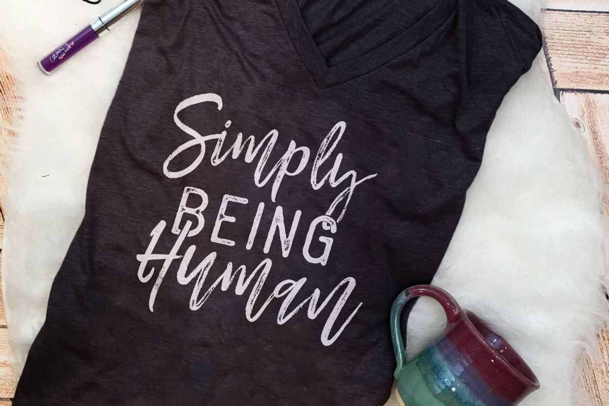 Simply being human Printable example image 1