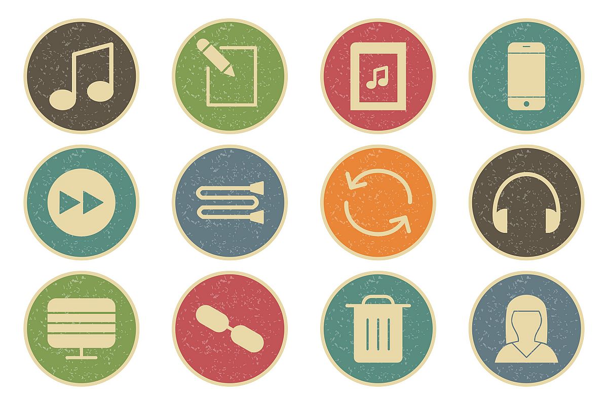 Set Of Multimedia Icons example image 1