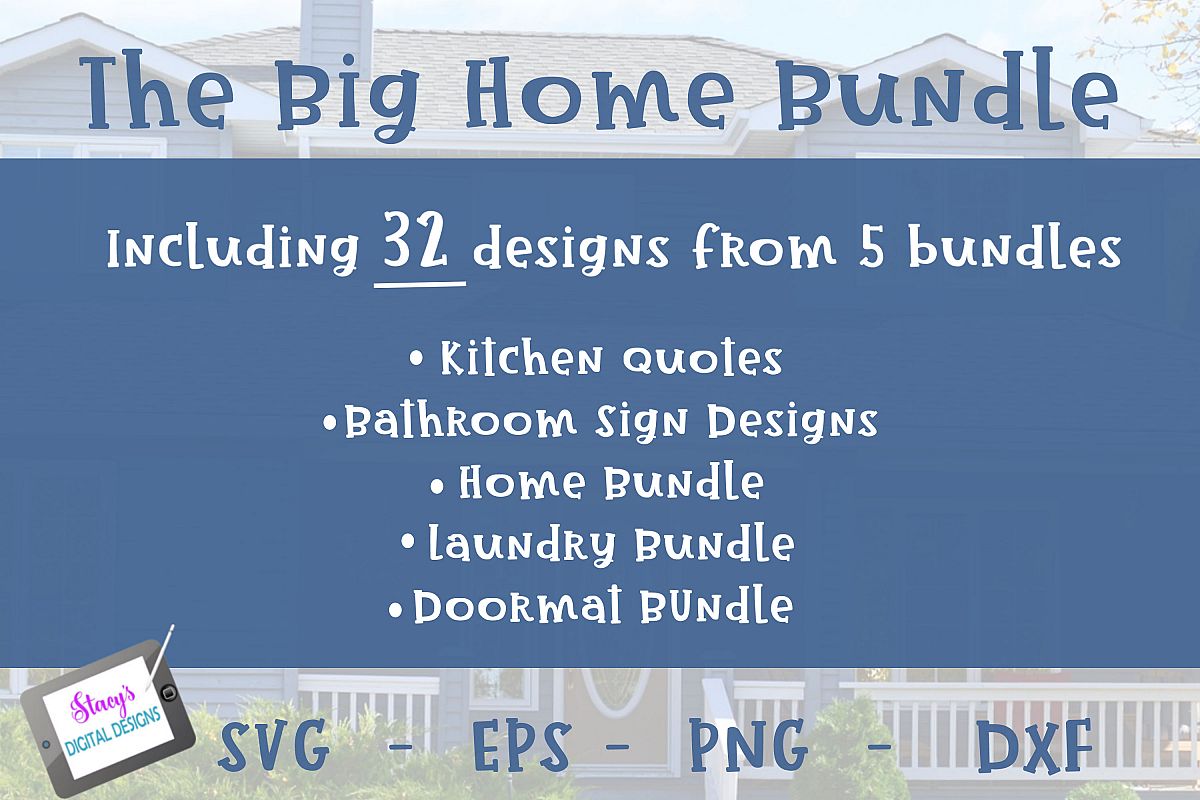 Big Home Bundle - 32 Designs from 5 Bundles example image 1