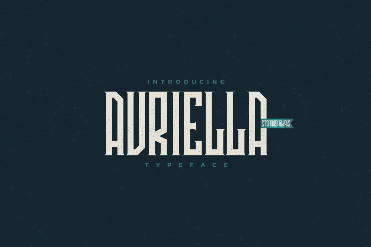 Avriella Display Font example image 1