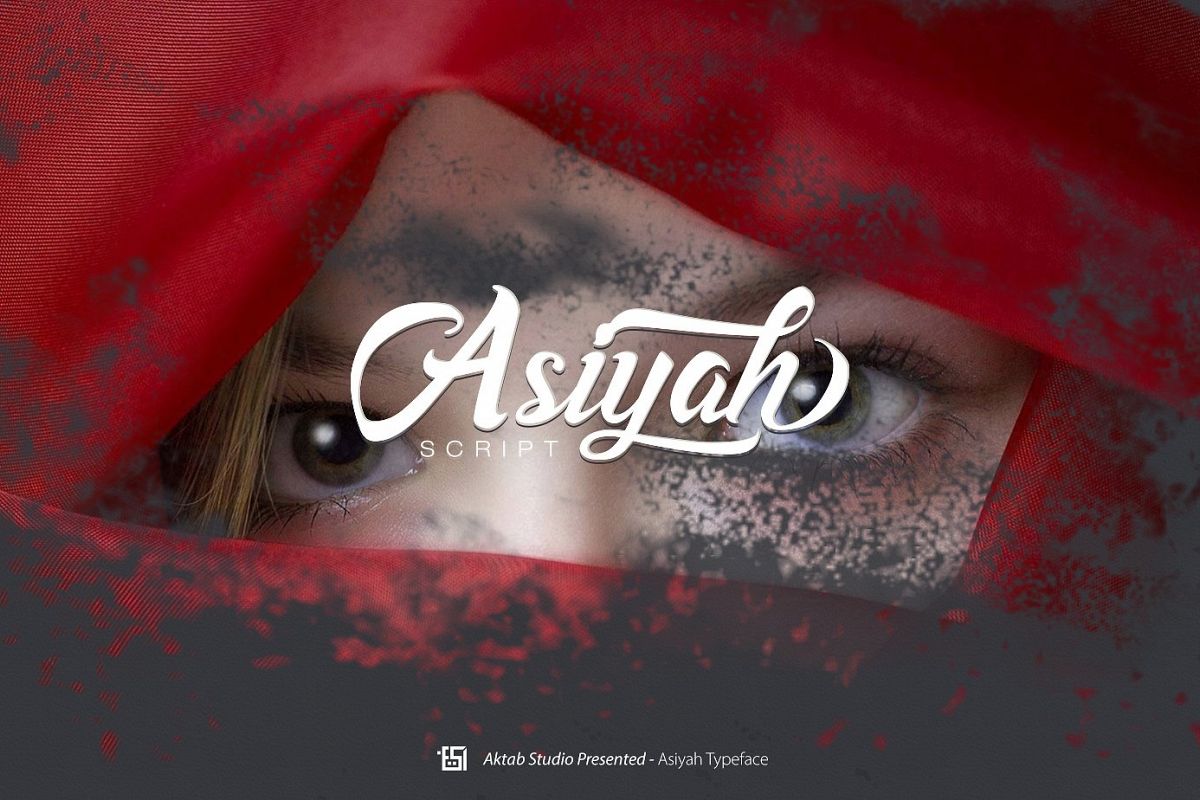 Asiyah Script Font example image 1