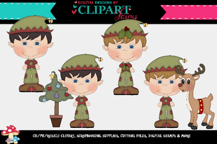 Christmas Elf boys 1 example image 1