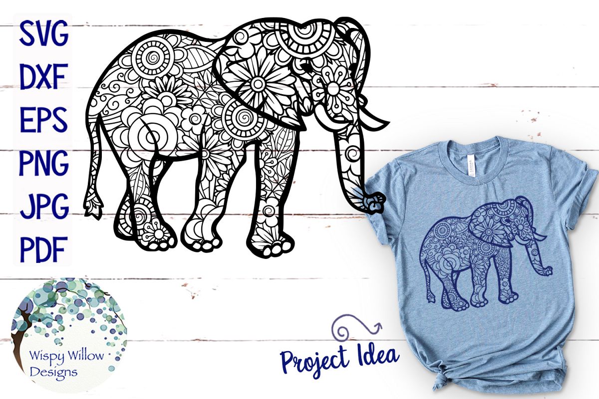 Free Free 315 Elephant Zentangle Svg SVG PNG EPS DXF File