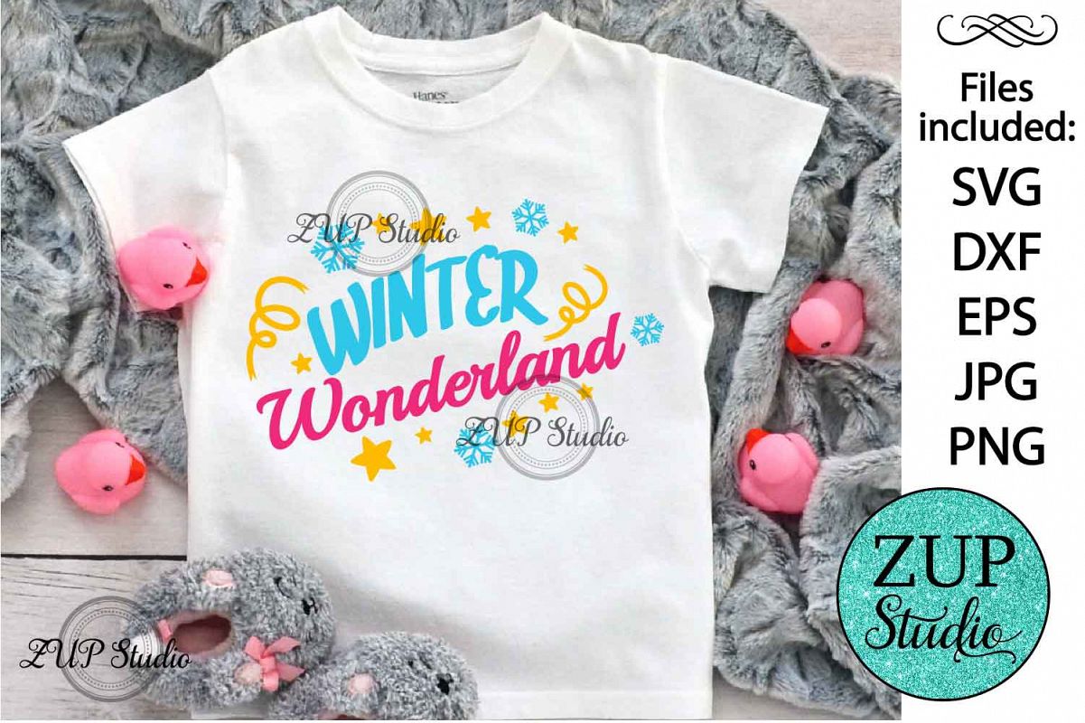 Winter Wonderland Digital Cutting files file 126 example image 1