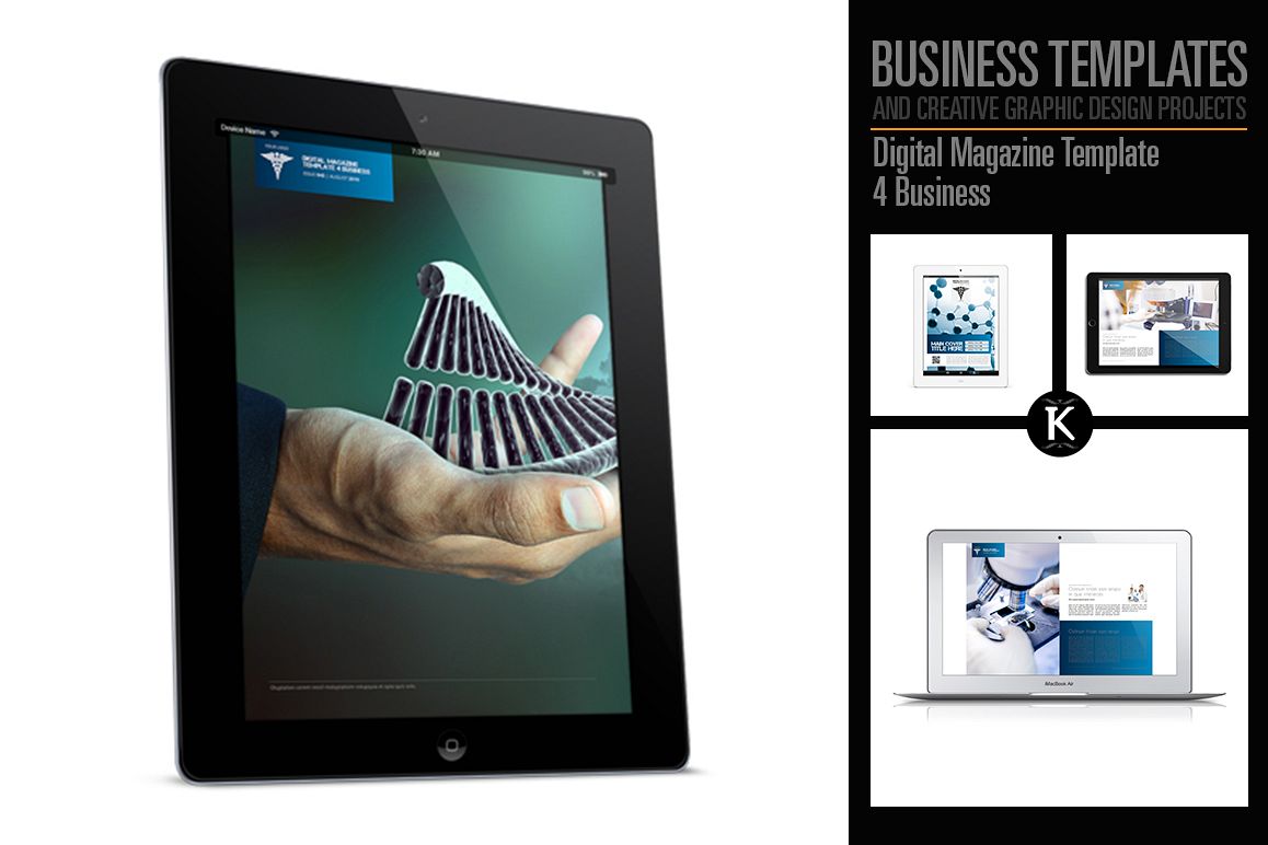 Digital Magazine Template 4 Business example image 1