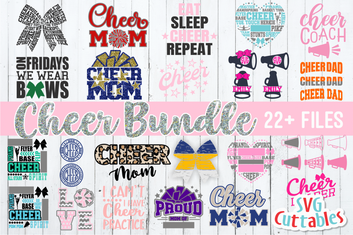 Cheer Svg Cheer Svg Bundle Cut Files 116941 Cut Files Design