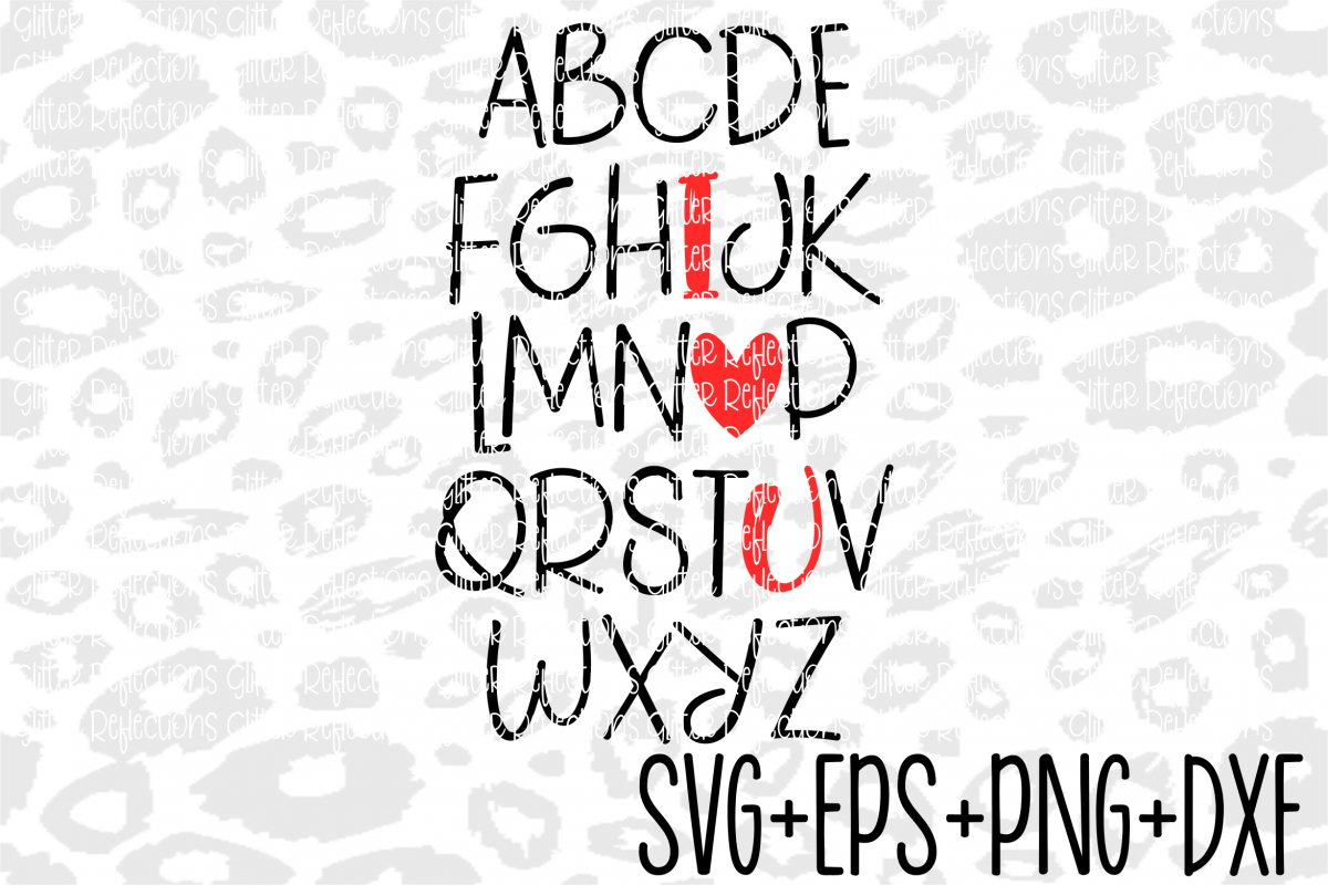 ABC Svg - SVG- Cricut File- Cameo File- Cut File- Vector example image 1