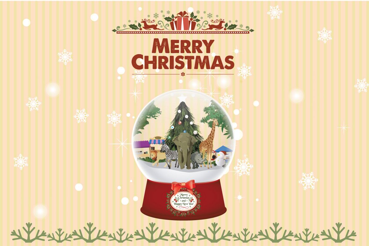 Animal Snow Globe Christmas example image 1