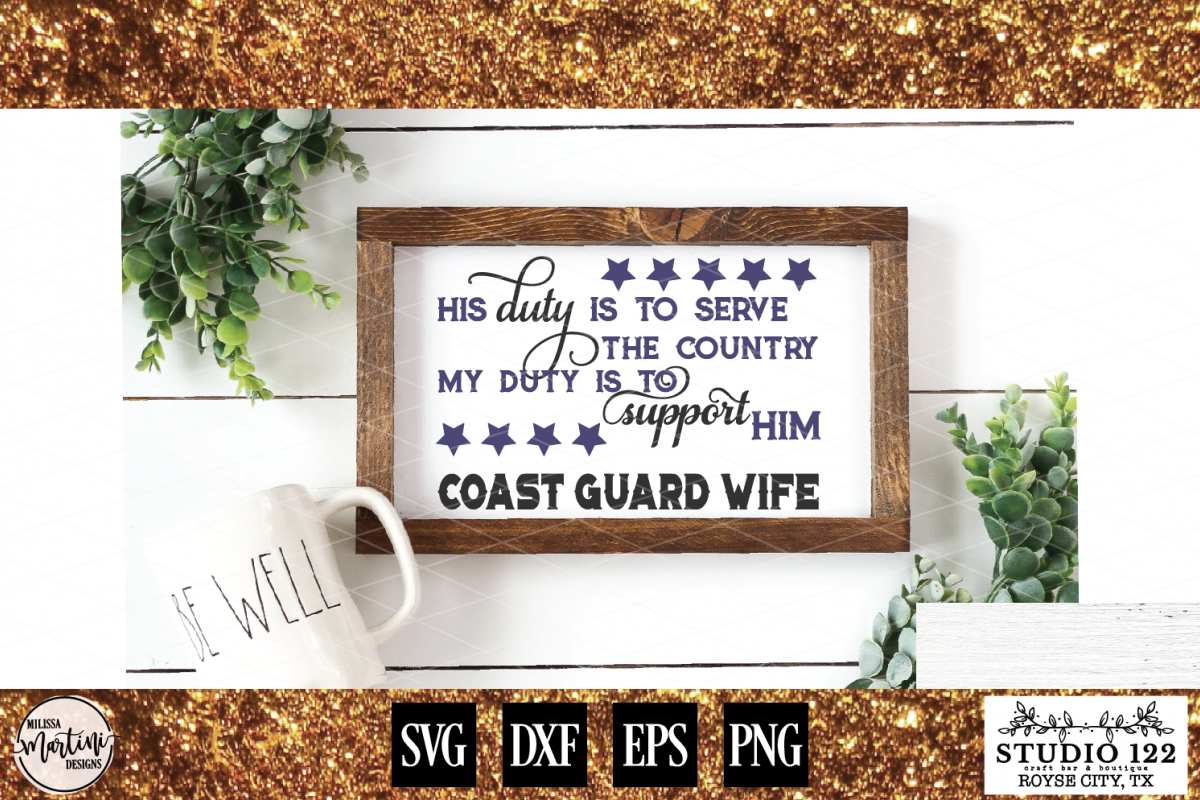 COAST GUARD WIFE example image 1