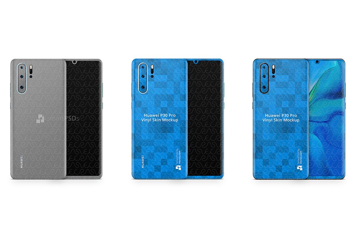 Download Huawei P30 Pro Vinyl Skin Design Mockup 2019 (247708 ...