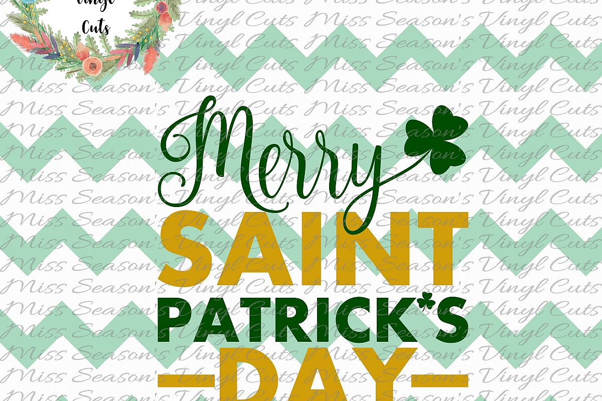 Merry Saint Patricks Day SVG example image 1