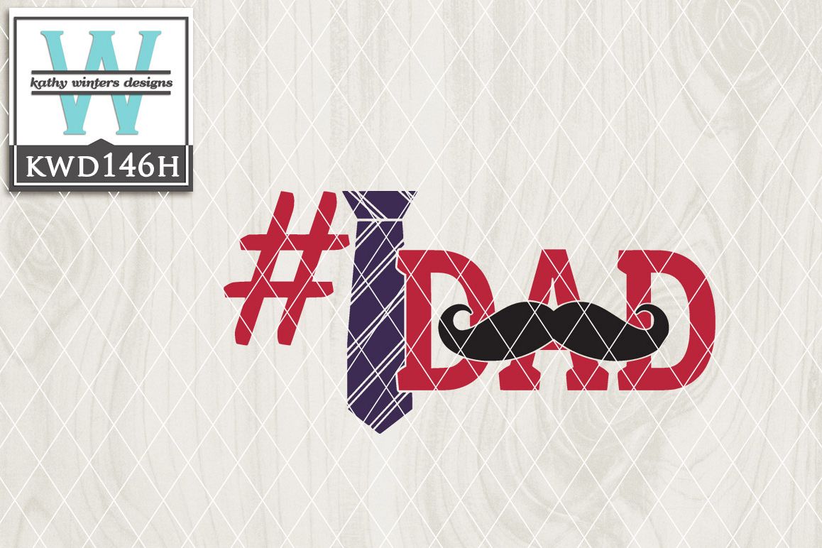 Fathers Cutting File KWD146H example image 1