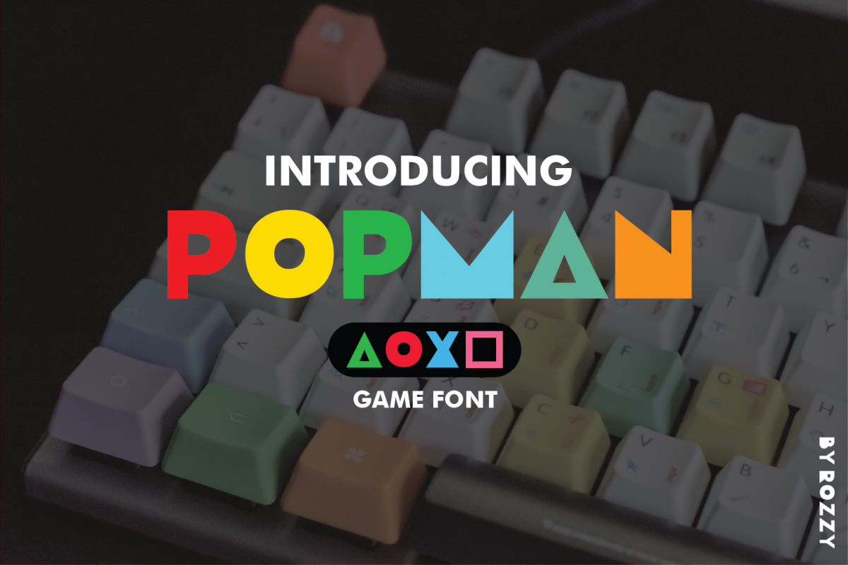 Popman Game Font example image 1