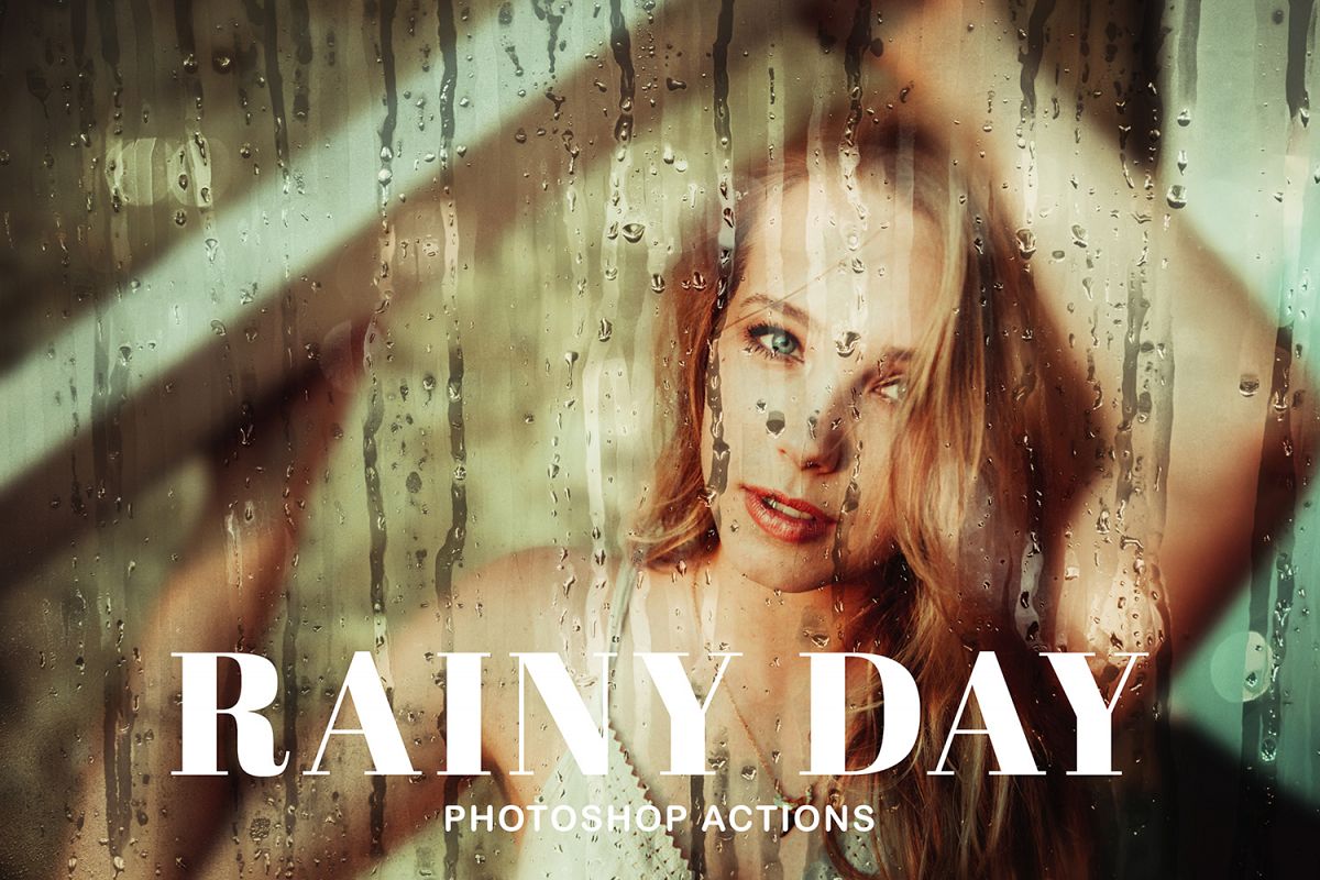 Rainy Day Photoshop Actions example image 1