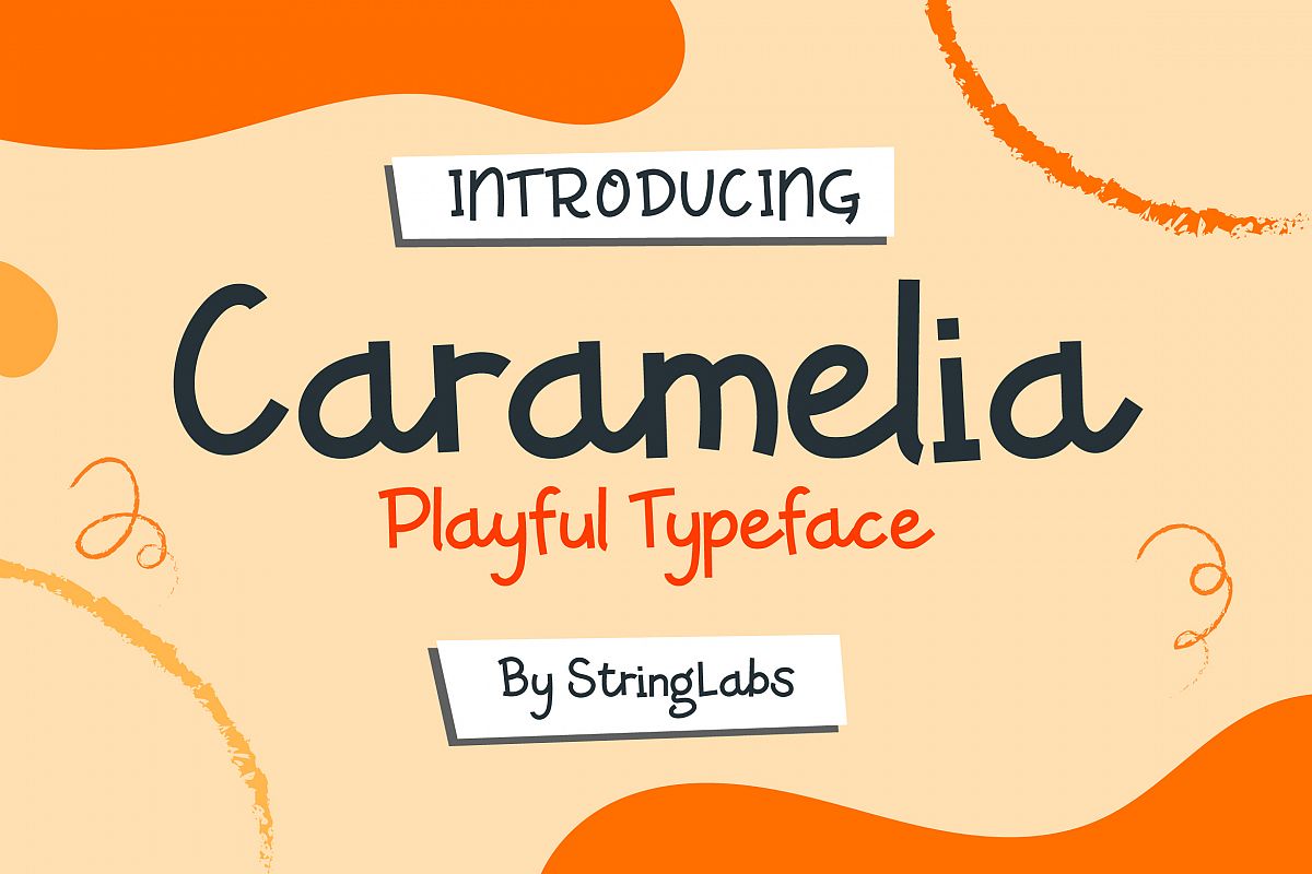 Caramelia - Playful Children Typeface example image 1