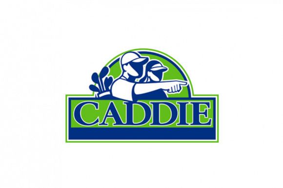 Professional Golfer and Caddie Retro example image 1