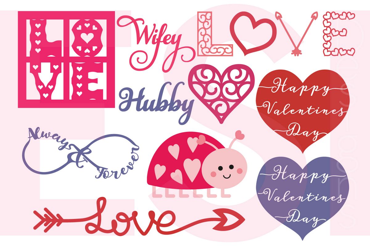 Love - Valentines Design Mini Bundle example image 1