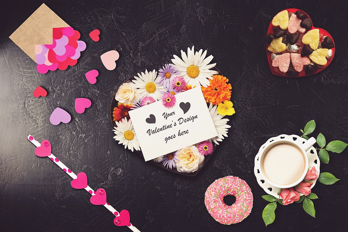 Valentine Card Mock-up #8 example image 1
