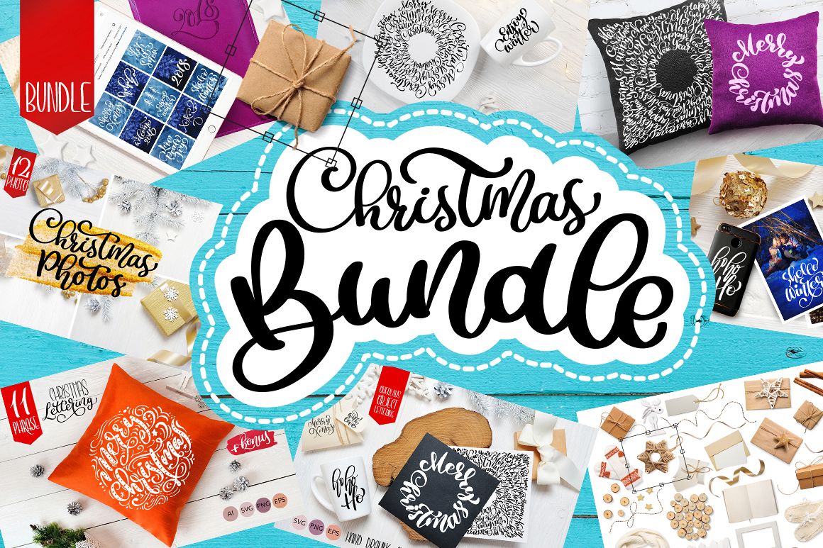 Christmas Bundle mockup example image 1