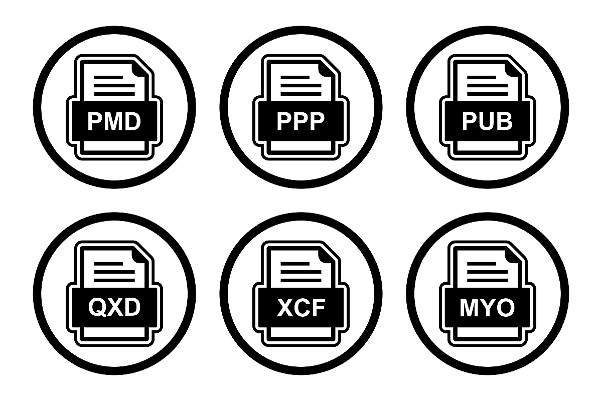Set Of File Formats Icons example image 1