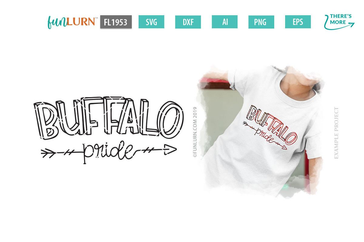 Buffalo Pride Team SVG Cut File example image 1