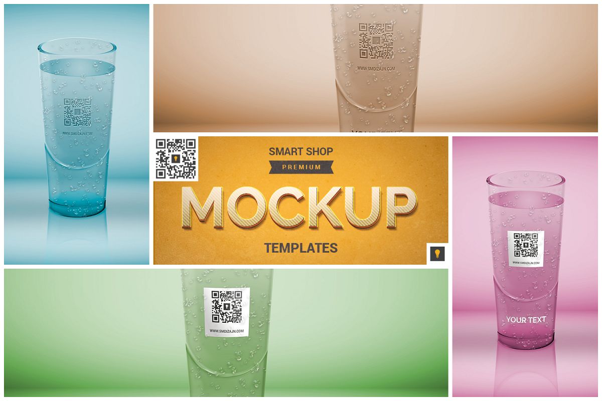 Logo Mockup on Translucent Glass example image 1