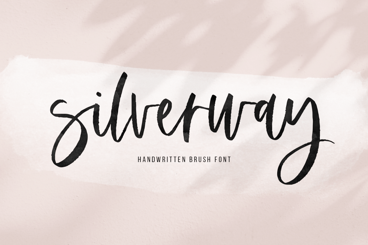 Silverway - A Modern Handwritten Script Font example image 1