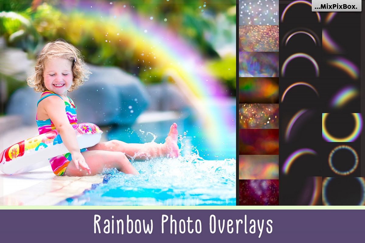 Rainbow overlays and textures example image 1