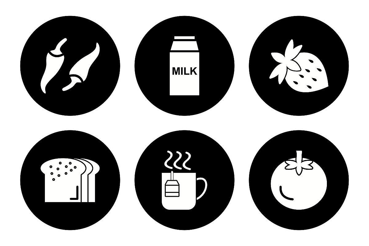 Set Of Food Icons example image 1