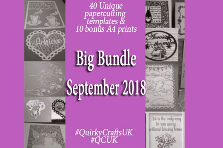 BigBundle SEPT18 - 40 Papercutting Templates &10 A4 prints example image 1