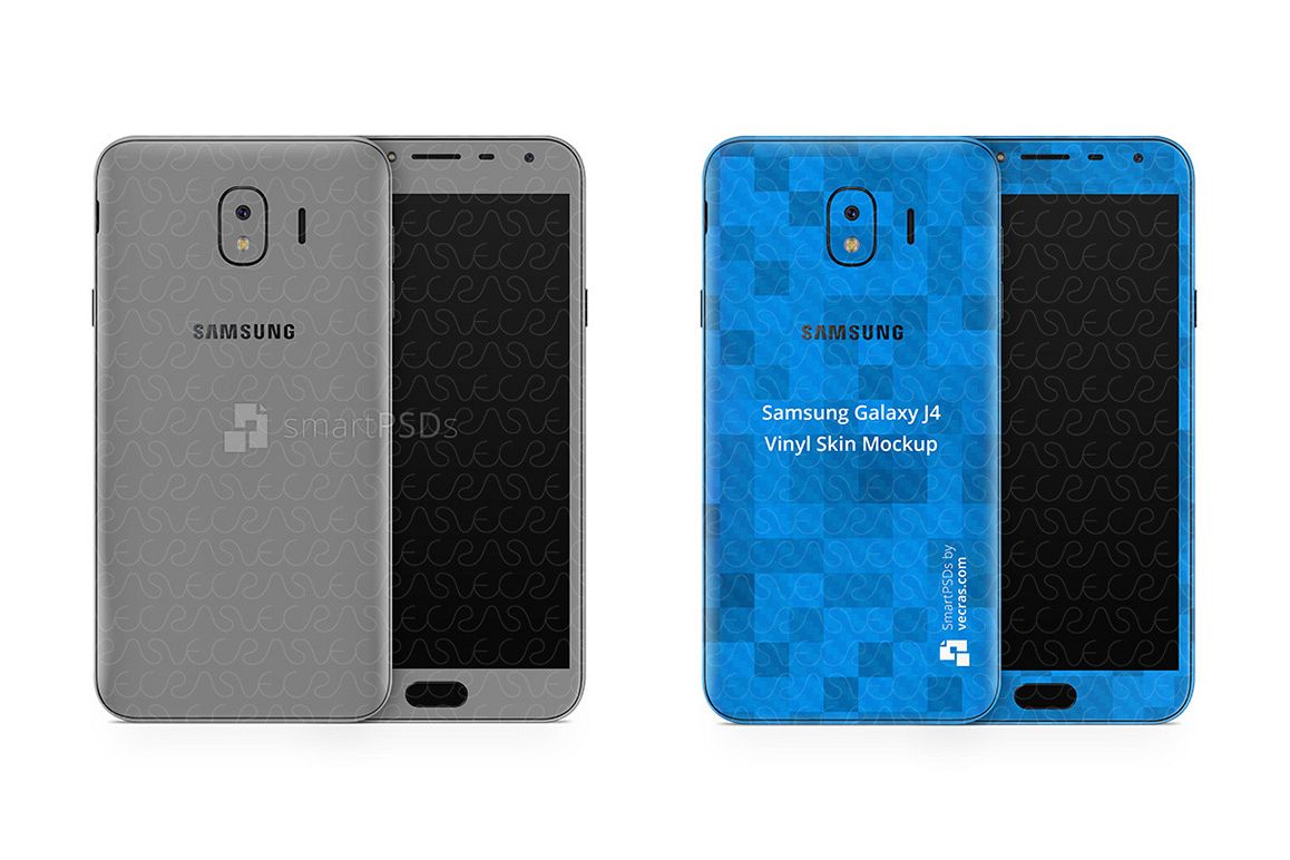 Samsung Galaxy J4 Vinyl Skin Design Mockup 2018 example image 1