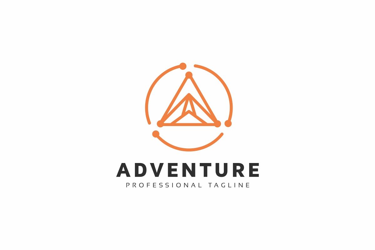 Triangle A Letter Logo example image 1