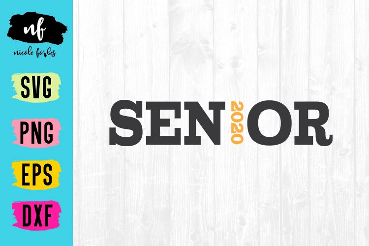 Senior 2020 SVG Cut File example image 1