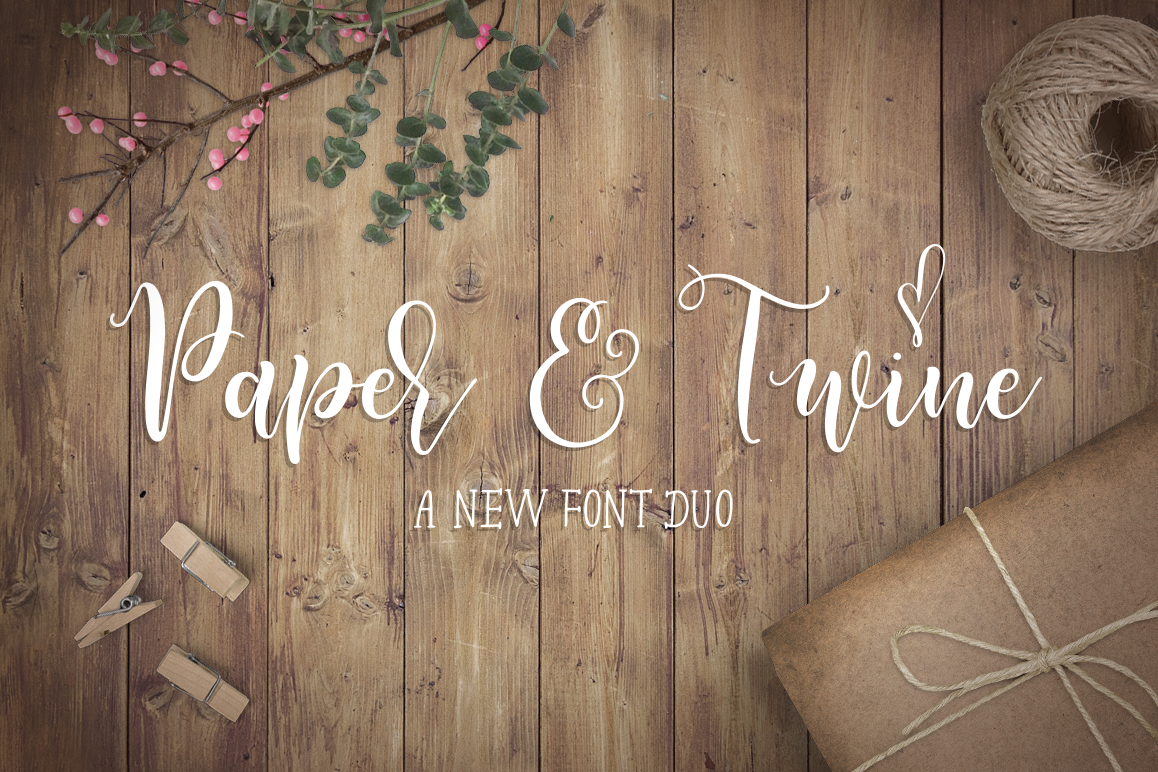 Paper & Twine Font Duo example image 1
