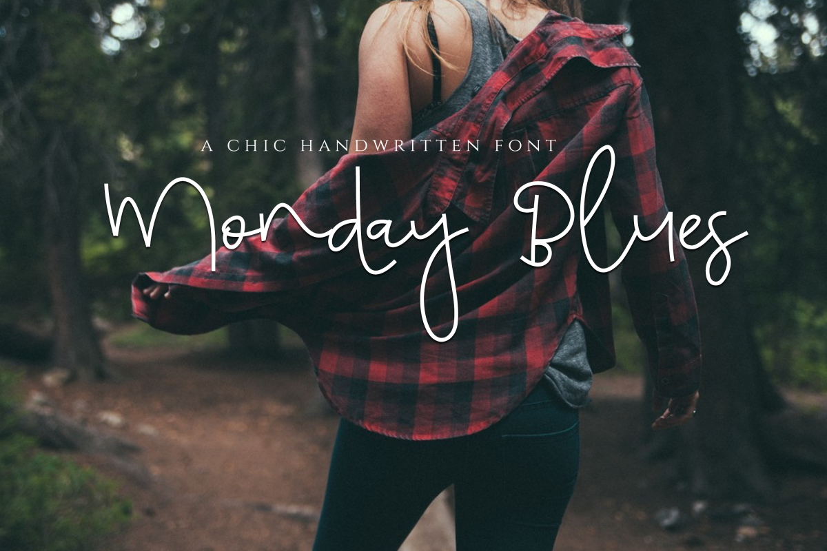 Monday Blues - Chic Handwritten Font example image 1