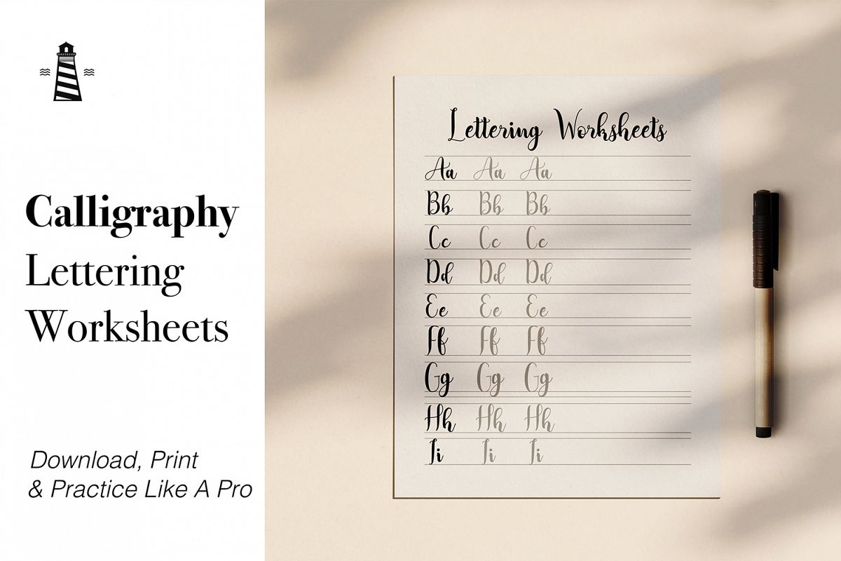 Calligraphy Practice Guide example image 1