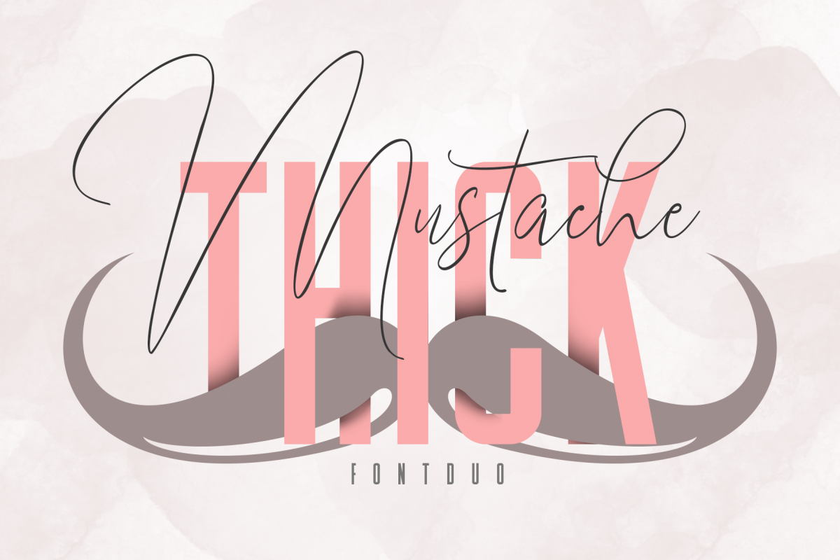 Mustache and Thick example image 1
